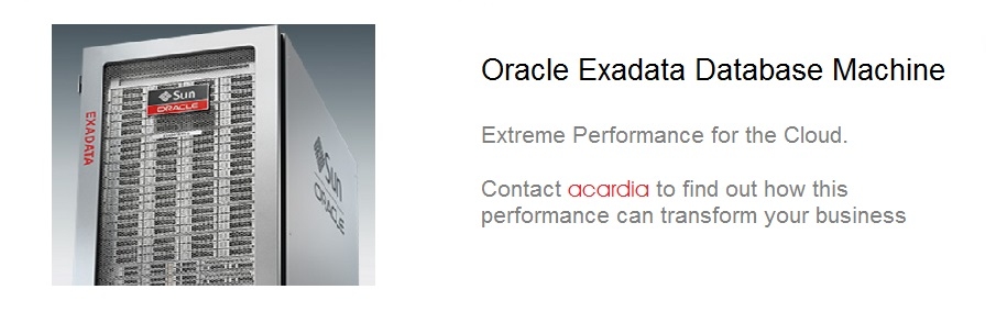 Oracle Database Appliance from Acardia